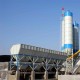The actual production of concrete mixing plant