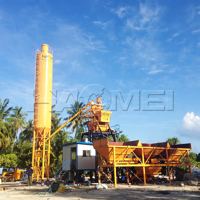 hzs35 concrete batching plant