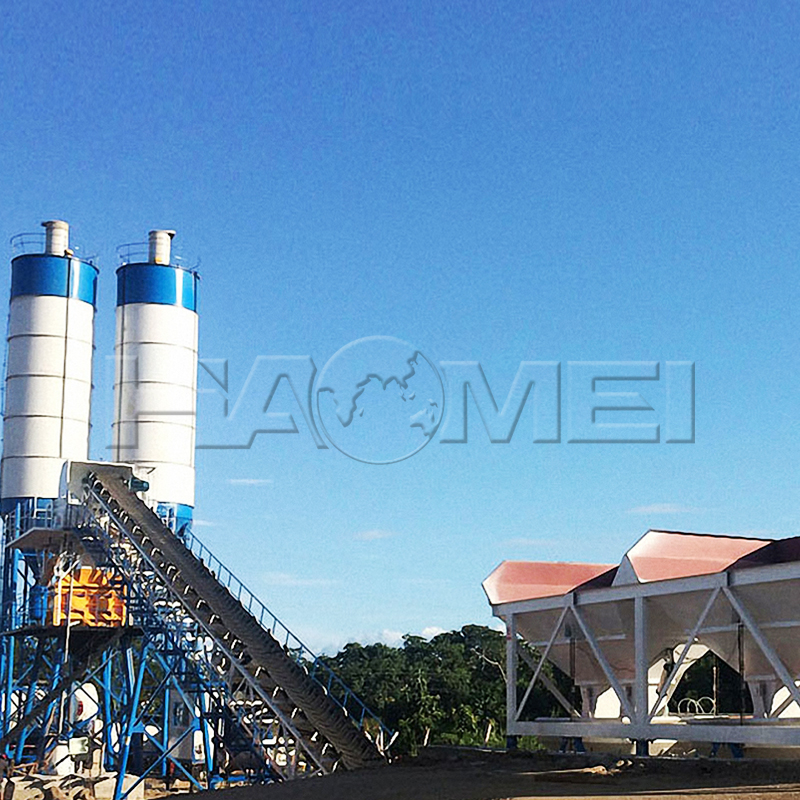 hzs90 concrete batchin plant