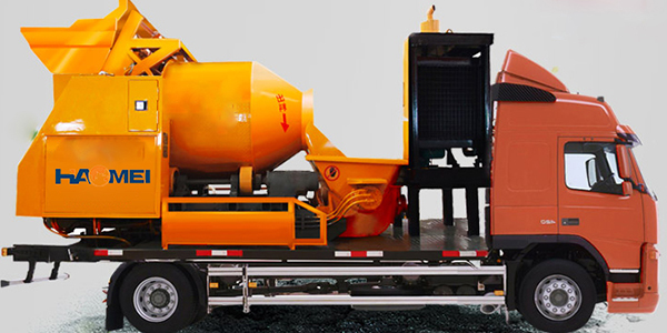 concrete mixer pump truck for sale