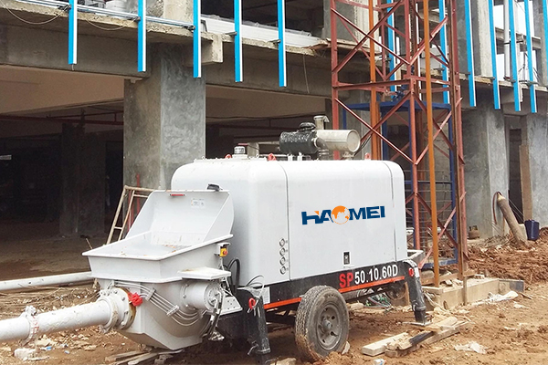 concrete mixer pump