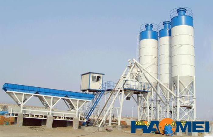 concrete batching plant in machinery