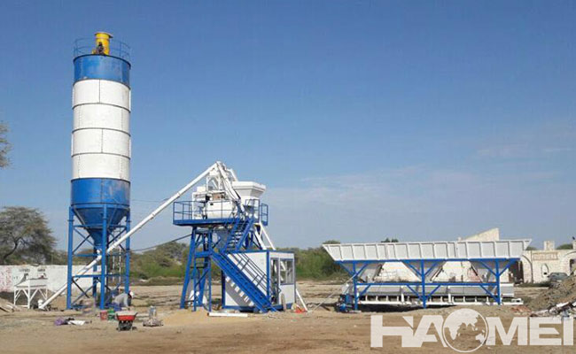 different types of concrete batching plant