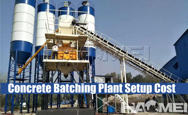 concrete batching plant setup cost