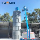 Dry mix concrete batching plant