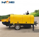 Diesel trailer mounted concrete pump machine