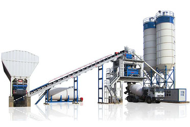 stationary concrete mixing plants