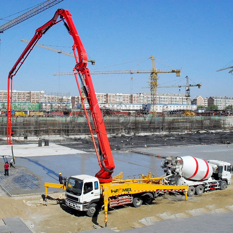 concrete pump truck