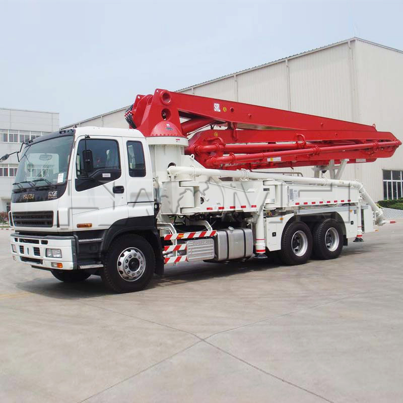 concrete boom pump truck