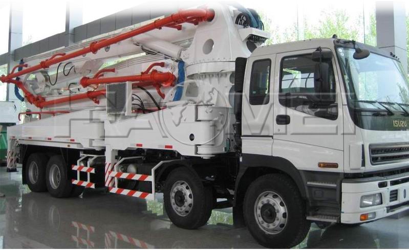 concrete pump truck