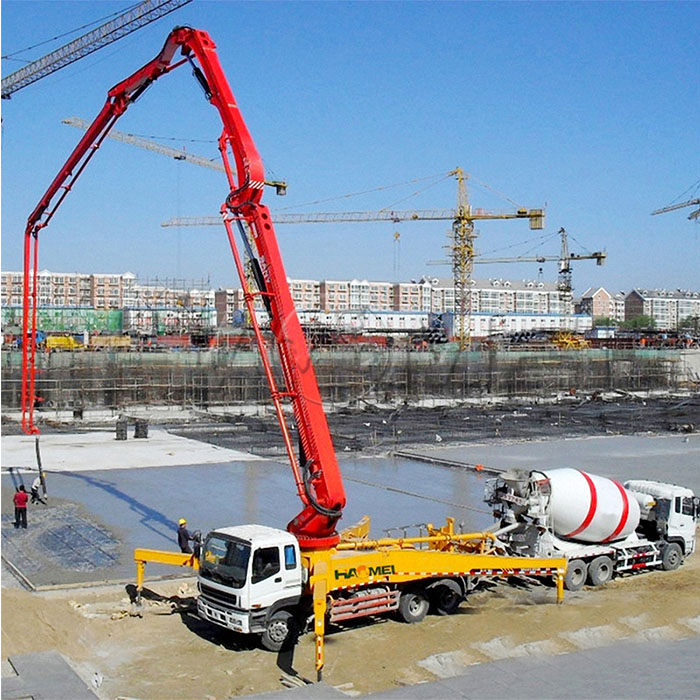 concrete pump truck