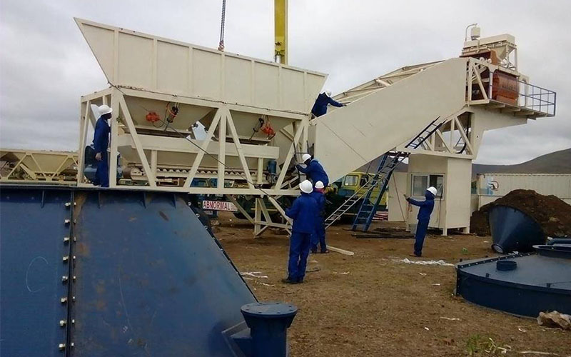 mobile concrete batching plant for sale price