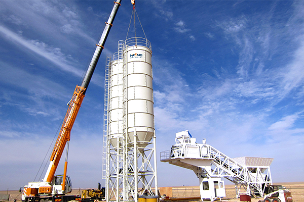 hzs 25 mini mobile concrete batching plant