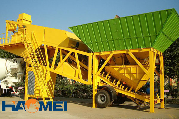 mobile concrete batching plant cost