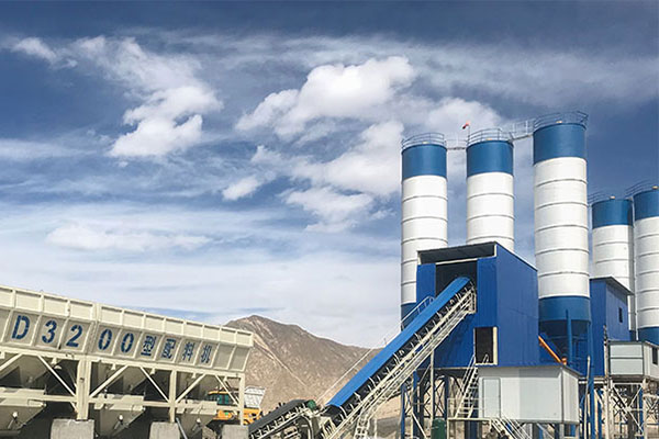 commercial hzs90 concrete batching plant