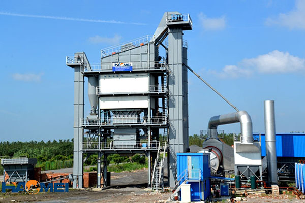 asphalt plant batch mixing