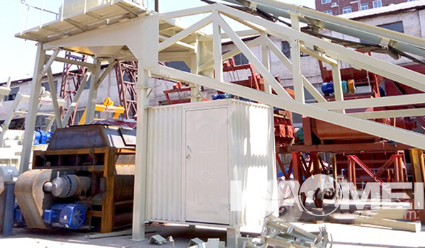 control room of mobile concrete batching plant south africa