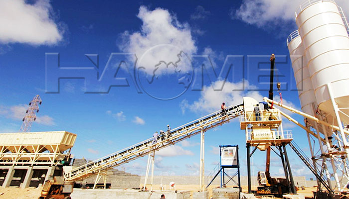 hzs60 concrete batching plant