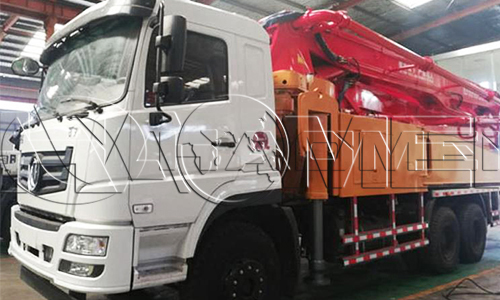 a 45m concrete pump truck