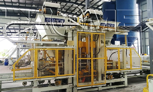 a new concrete hollow block making machine