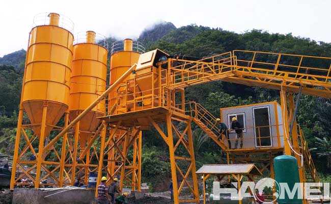 concrete mixer plant