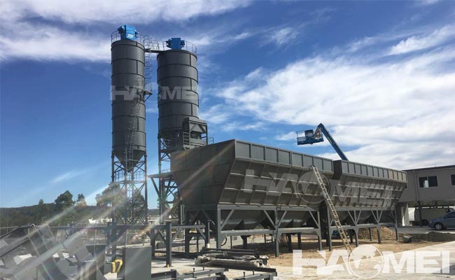 dry batch concrete plant