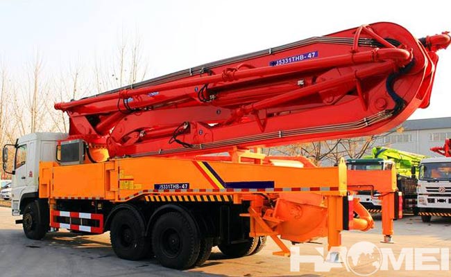 concrete pump truck business for sale