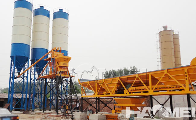 ready mix concrete manufacturing plant