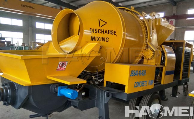 diesel concrete mixer pump