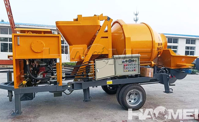 concrete mixer with pump manufacturers