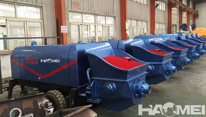 concrete pump machine