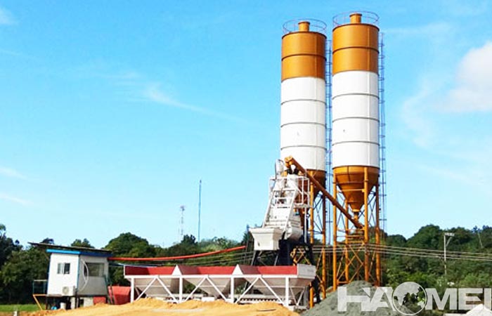mini wet concrete batch plant
