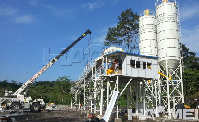 90m3/h belt conveyor concrete batching plant 90m3/h belt conveyor concrete batching plant