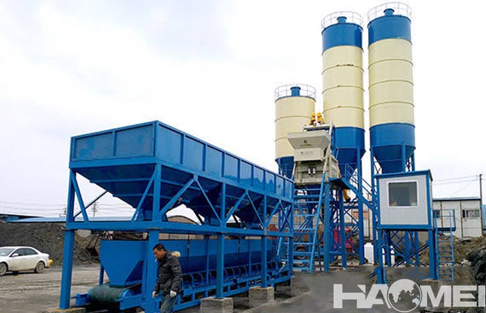 China stationary concrete batching plant